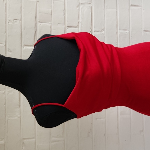 Square Neck Bodycon Mini Dress - Picture 2 of 3